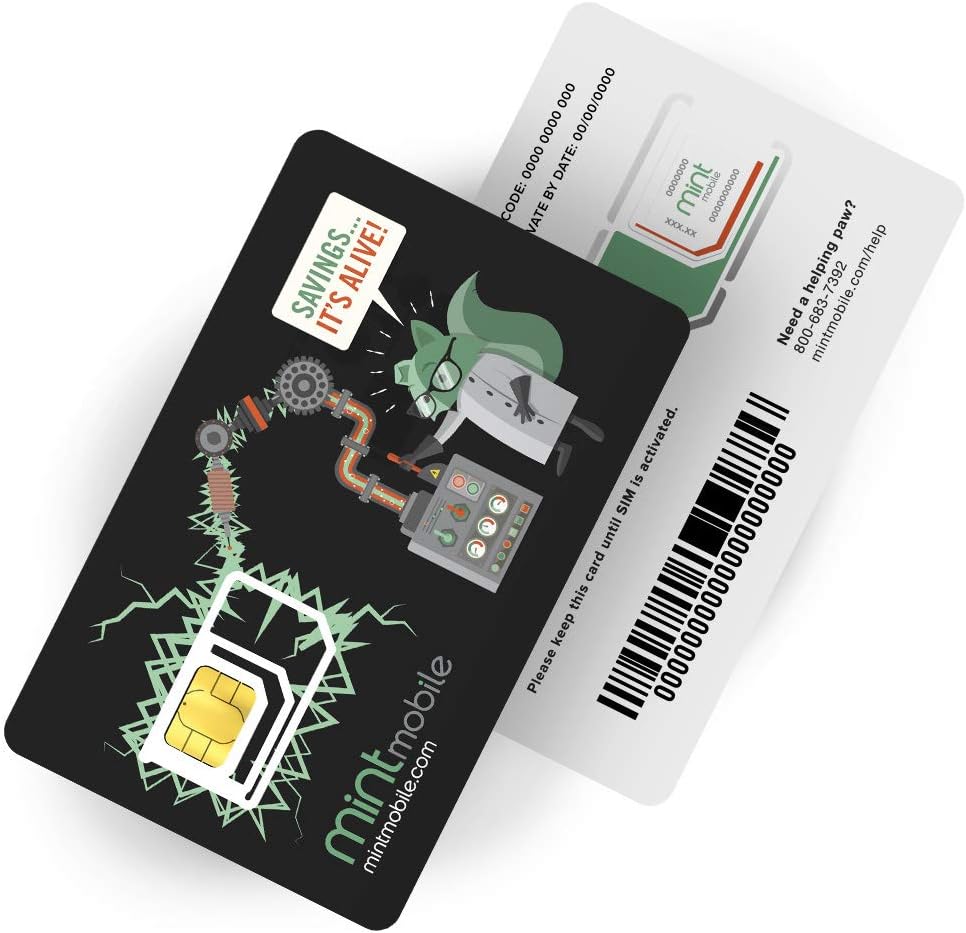 10GB 5G • 4G LTE Data + Unlimited Talk & Text for 3 Months GSM SIM Card A31725