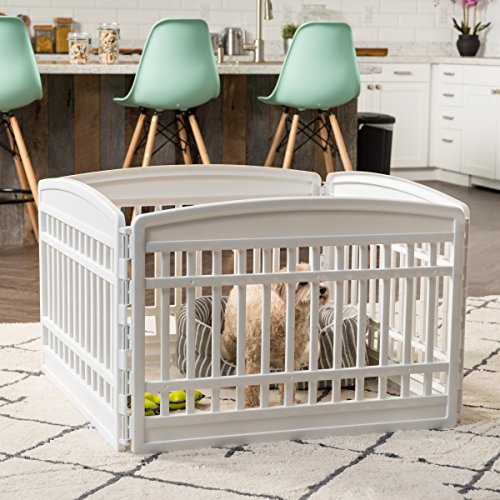 8-Panel 24" Black Dog Playpen V493