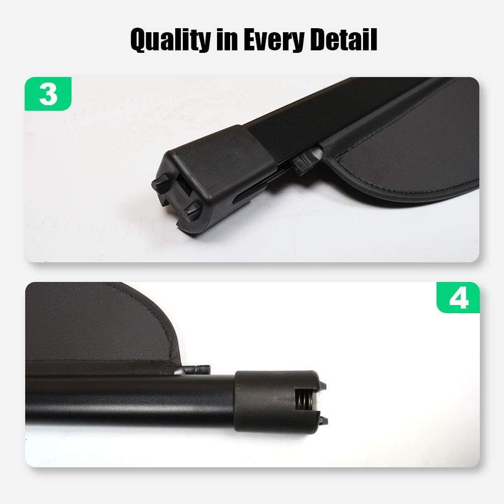 Black Retractable Cargo Cover C371078