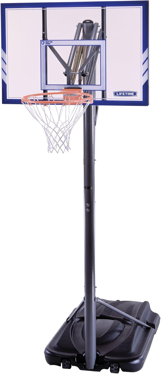 44 Inch Shatterproof Backboard Portable Basketball System B965