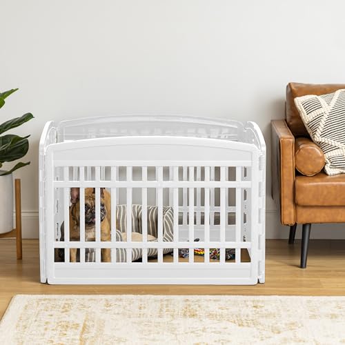 8-Panel 24" Black Dog Playpen V493
