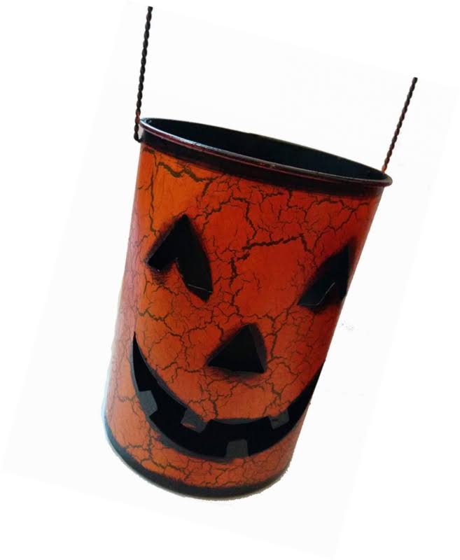 Set of 5 Nesting Pumpkin Halloween Container Baskets P4473