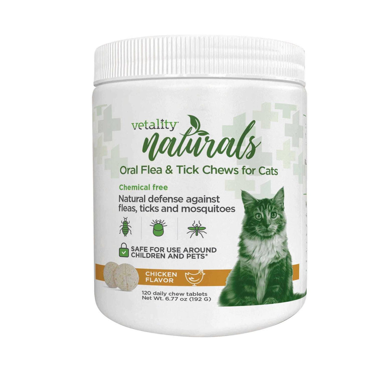 120 ct Oral Flea & Tick Chews for Cats L884