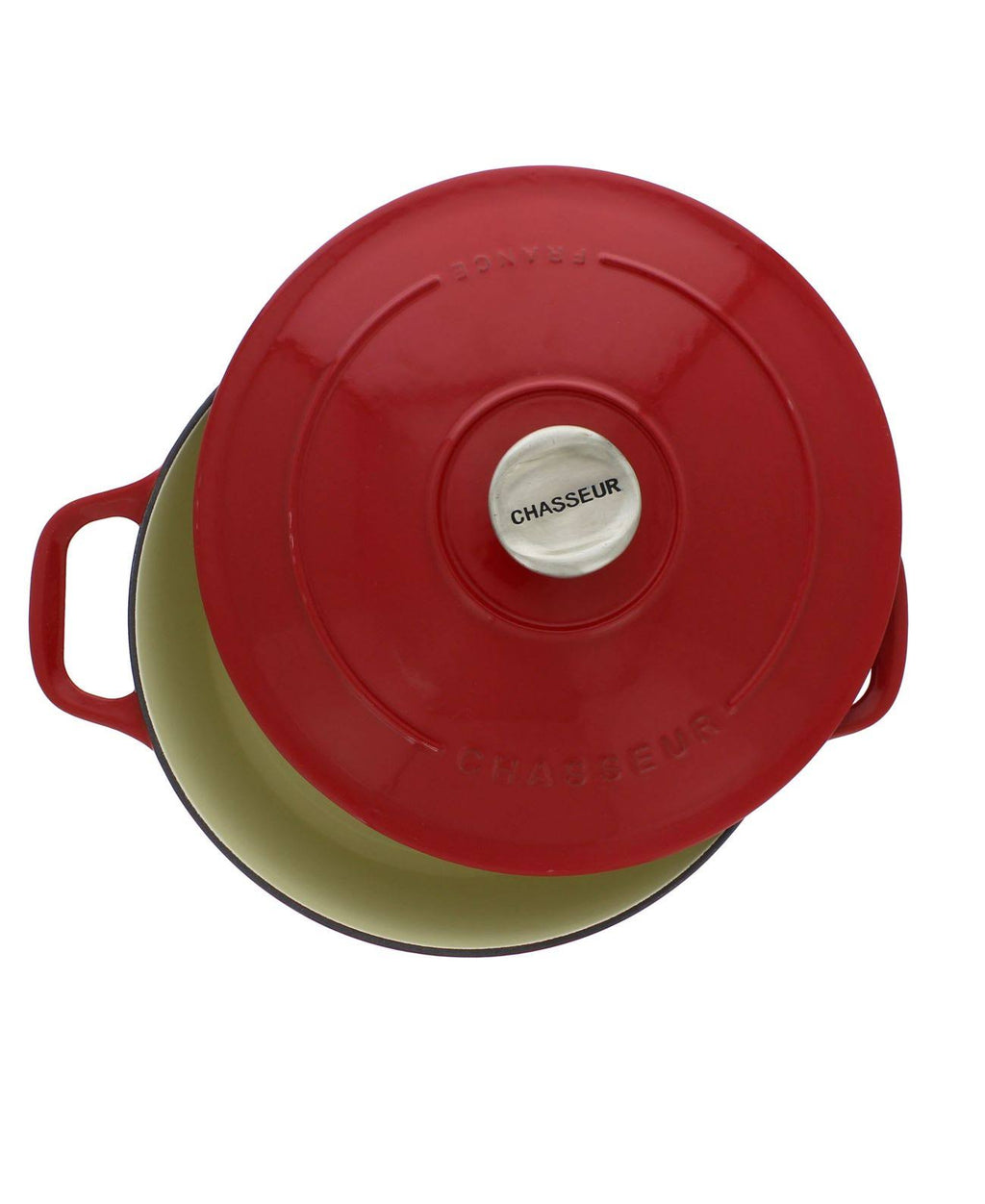 5.5-Quart Red Enameled Cast Iron Round Dutch Oven Z4846