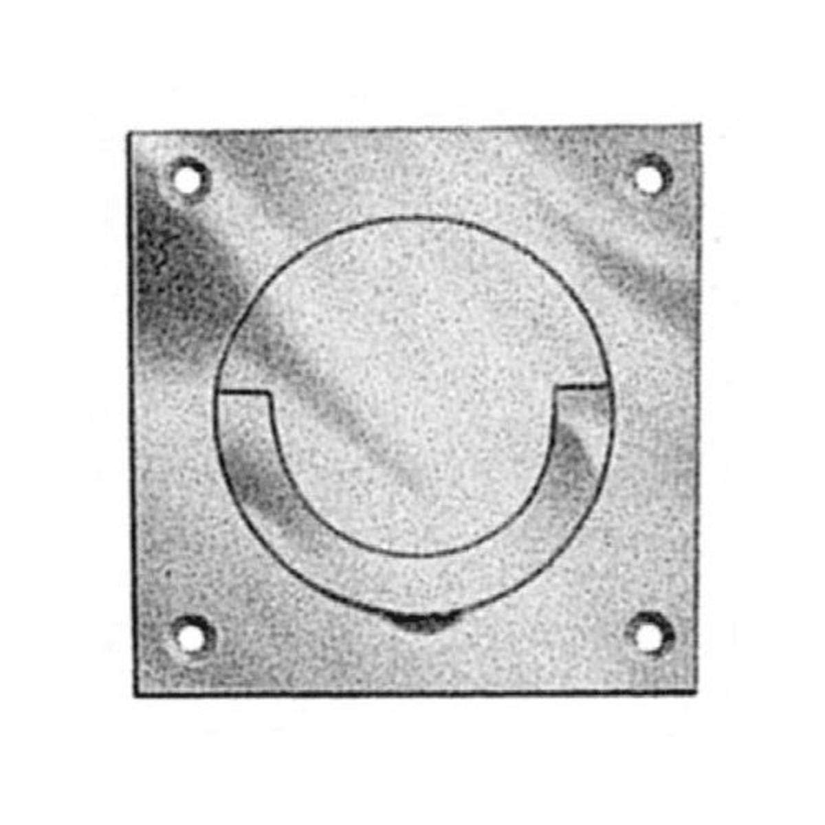 Flush Ring Pull with Swivel Spindle Bright Chrome R405827