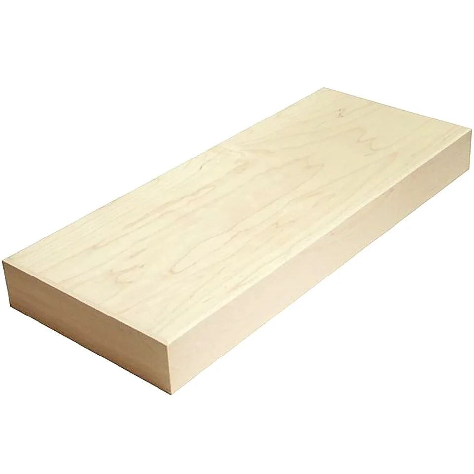 Floating Shelf, 36"L x 10"D x 2.5"T, Solid Wood and Wood Veneer M605