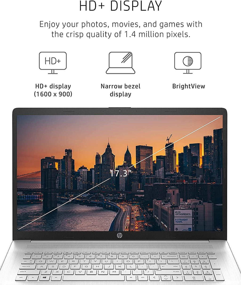 17.3" HD+ Display AMD Athlon Silver 3050U 4GB RAM 256GB SSD Laptop K17613