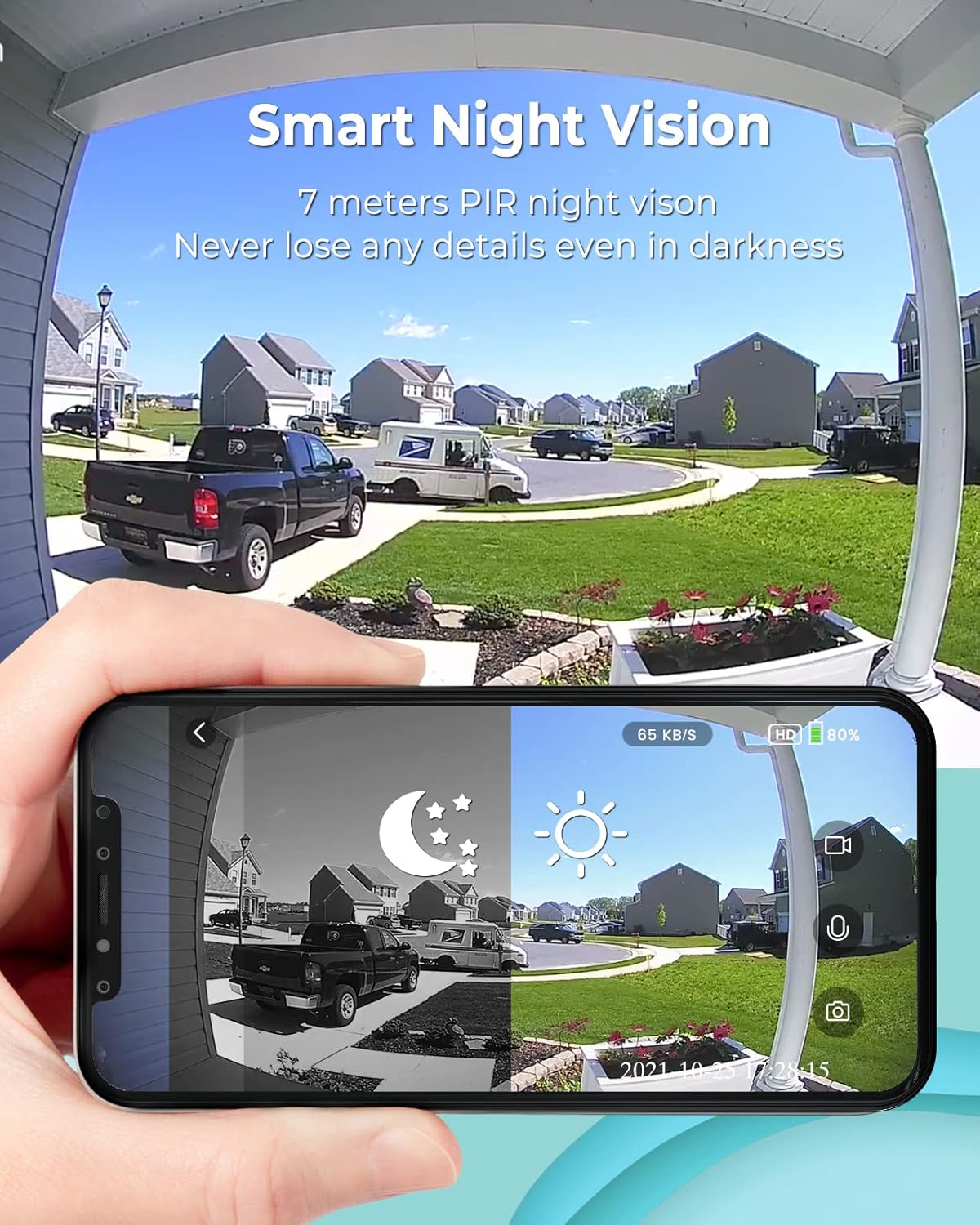 Video Doorbell Camera with Two-Way Audio and 1080P HD K395