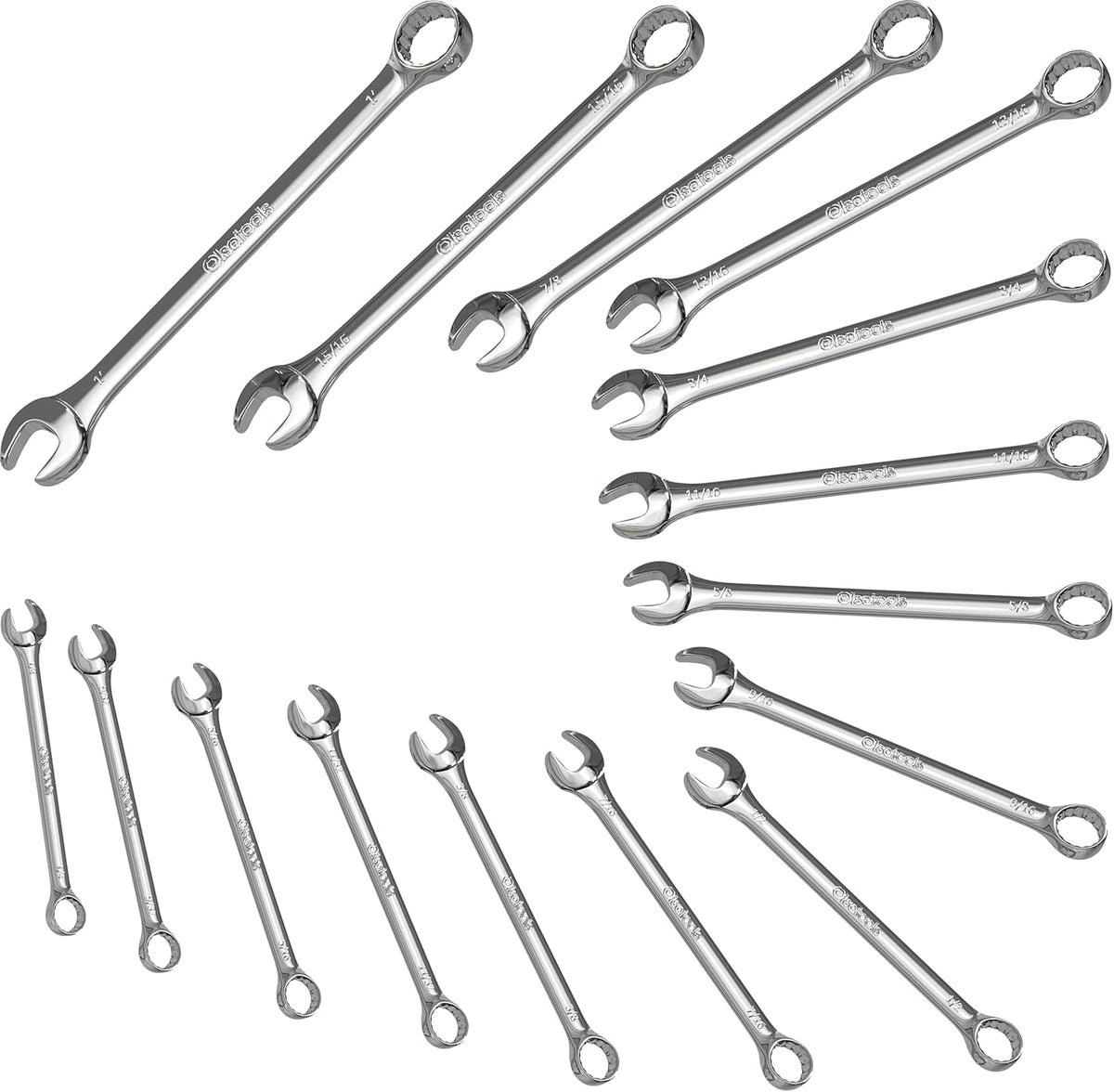 15 pc Combination Wrench Set (SAE) O7237