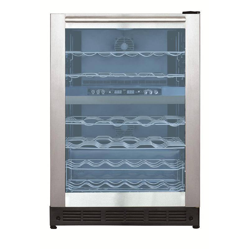 Dual Zone Wine Cooler in Stainless Steel I76112