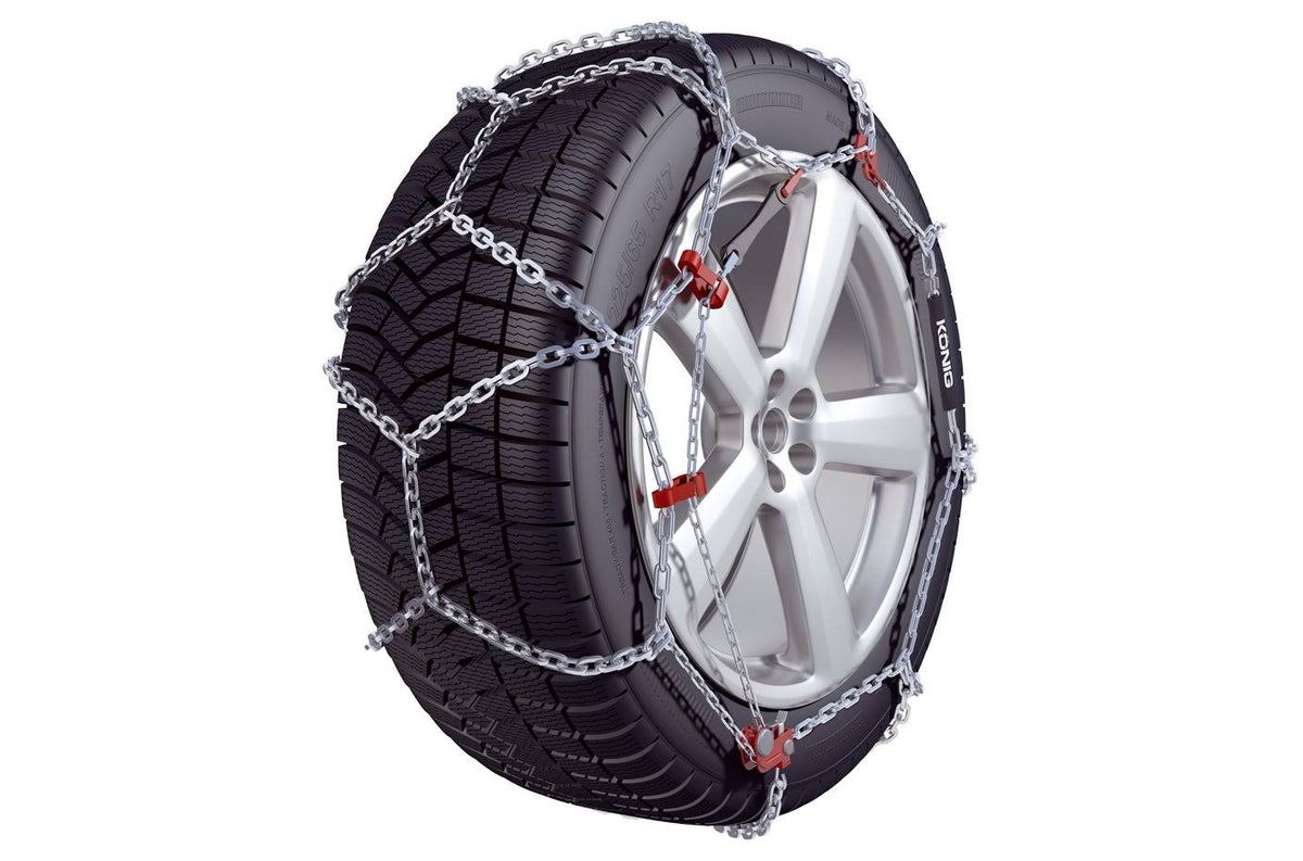 Manually Tensioning Snow Chains Set of 2 T240
