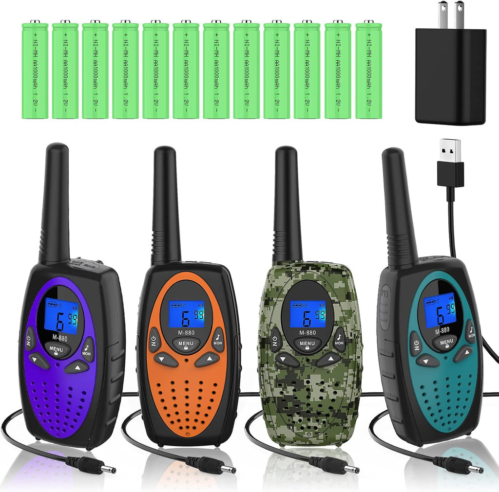 Rechargeable Walkie Talkie Two Way Radio, Pack of 2 I3650