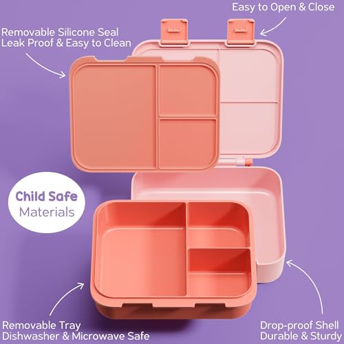 Bento Lunch Box with Thermos, 32OZ Snack Container, Insulated Bag, Food Jar, Ice Pack Set Q277344