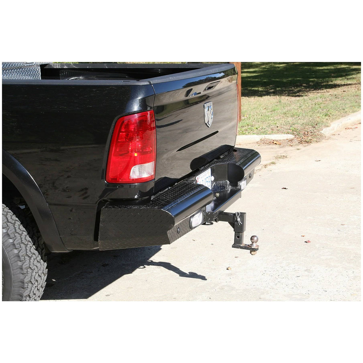 Black Steel Rear Bumper X778
