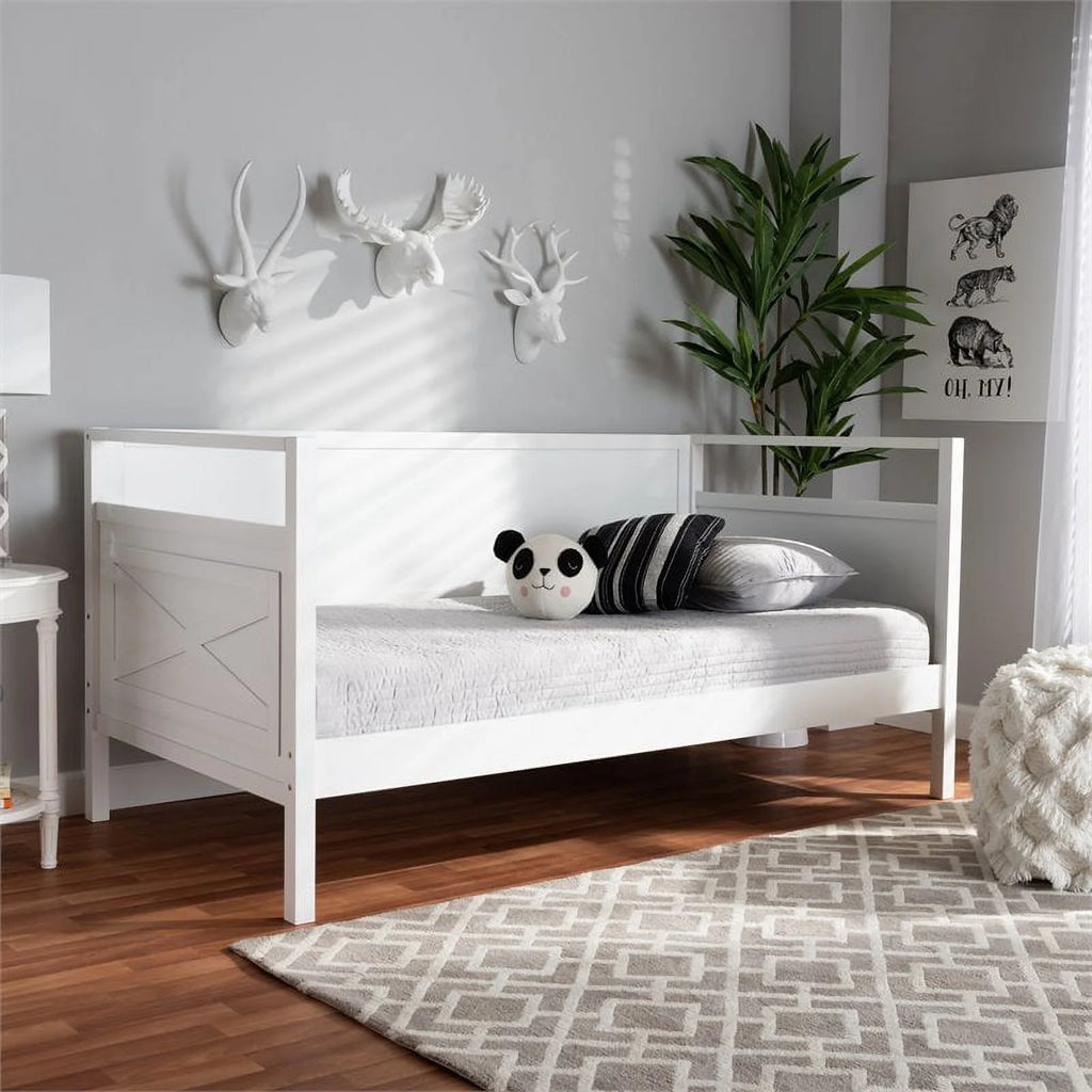 White Twin Size Daybed T667085