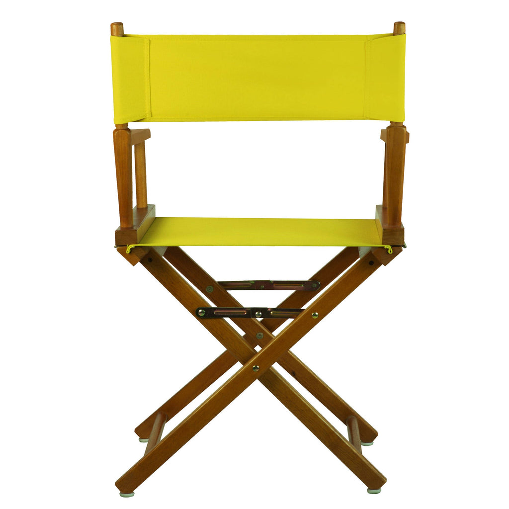 Honey Oak Frame Gold Canvas Director's Chair Y3350
