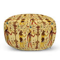 Round Pouf Ottoman U52668