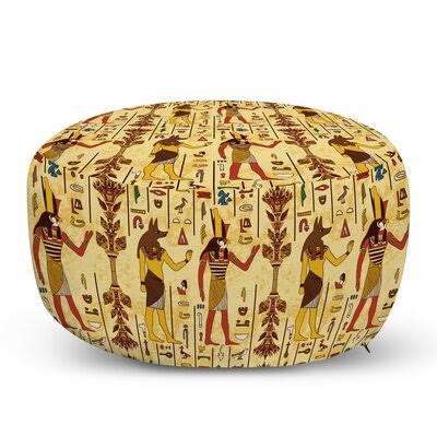Round Pouf Ottoman U52668