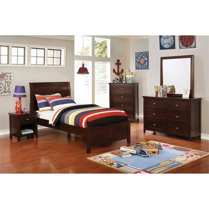 Brown Cherry Youth Full Bed G788