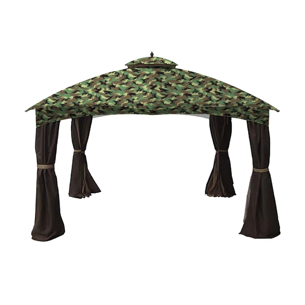 Camo Green Replacement Canopy Top Cover for 10x12 Gazebo L4039