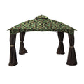Camo Green Replacement Canopy Top Cover for 10x12 Gazebo L4039