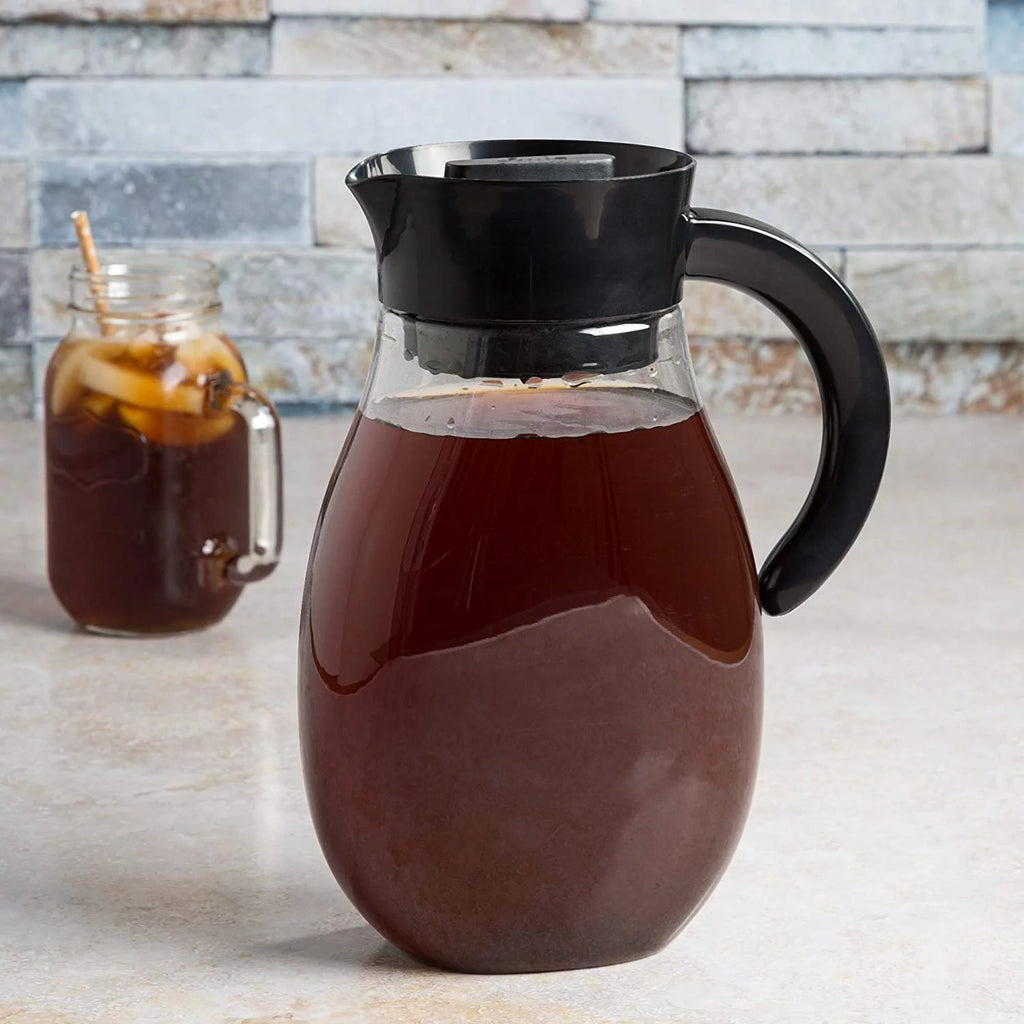 Airtight Cold Brew Coffee or Iced Tea Maker 2.7 Quart Black N86375