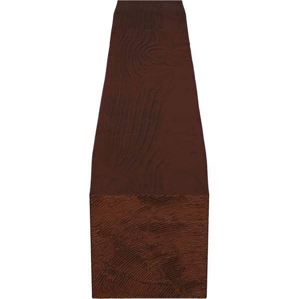 Sandblasted Faux Wood Fireplace Mantel, Natural Pecan O750