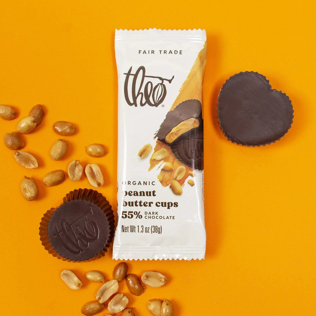 Organic Dark Chocolate Peanut Butter Cups 12 Pack U87255