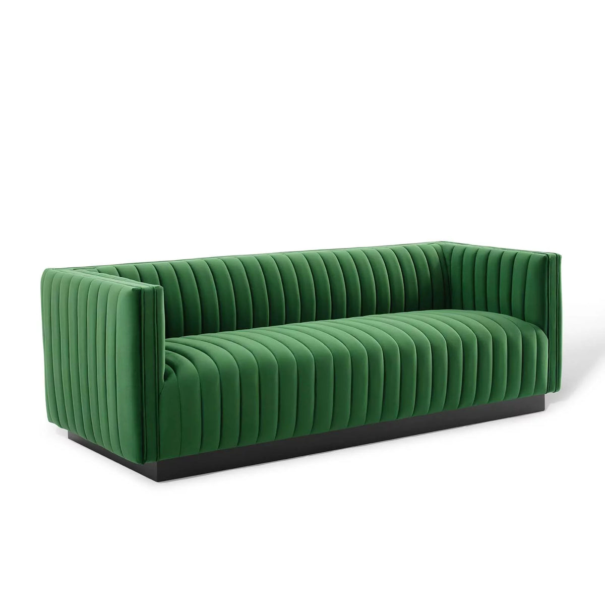 Emerald Velvet Tufted Sofa Z277378