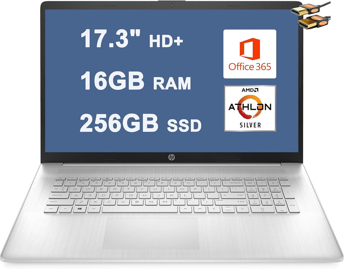 17.3" HD+ Display AMD Athlon Silver 3050U 4GB RAM 256GB SSD Laptop K17613