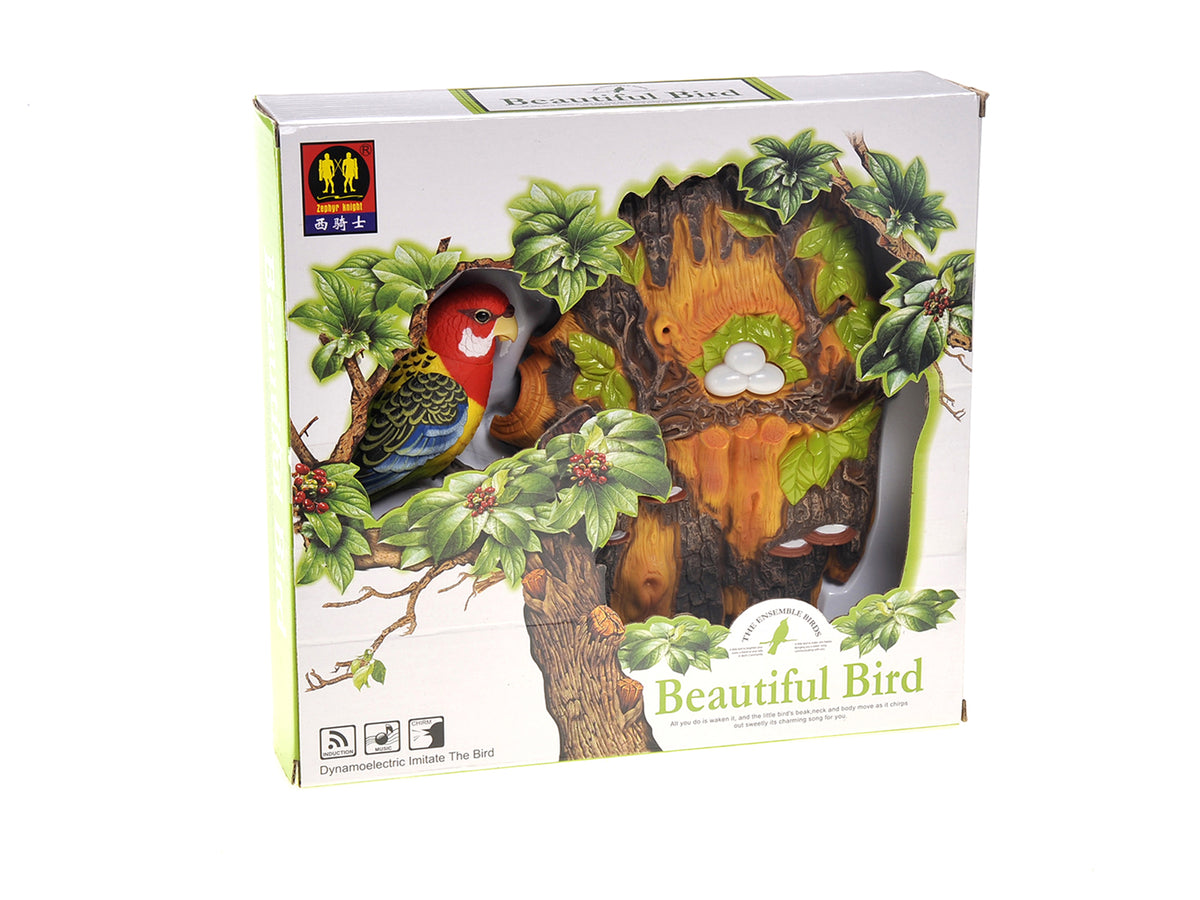 Wall Mount Dancing Bird Toy with Motion Sensor D61140