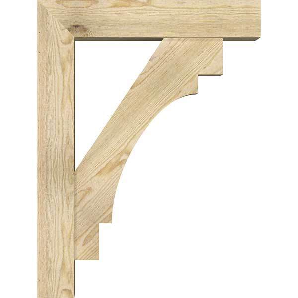 6x22W x 24x22D x 32x22H Douglas Fir Bracket with Offset Brace X354900