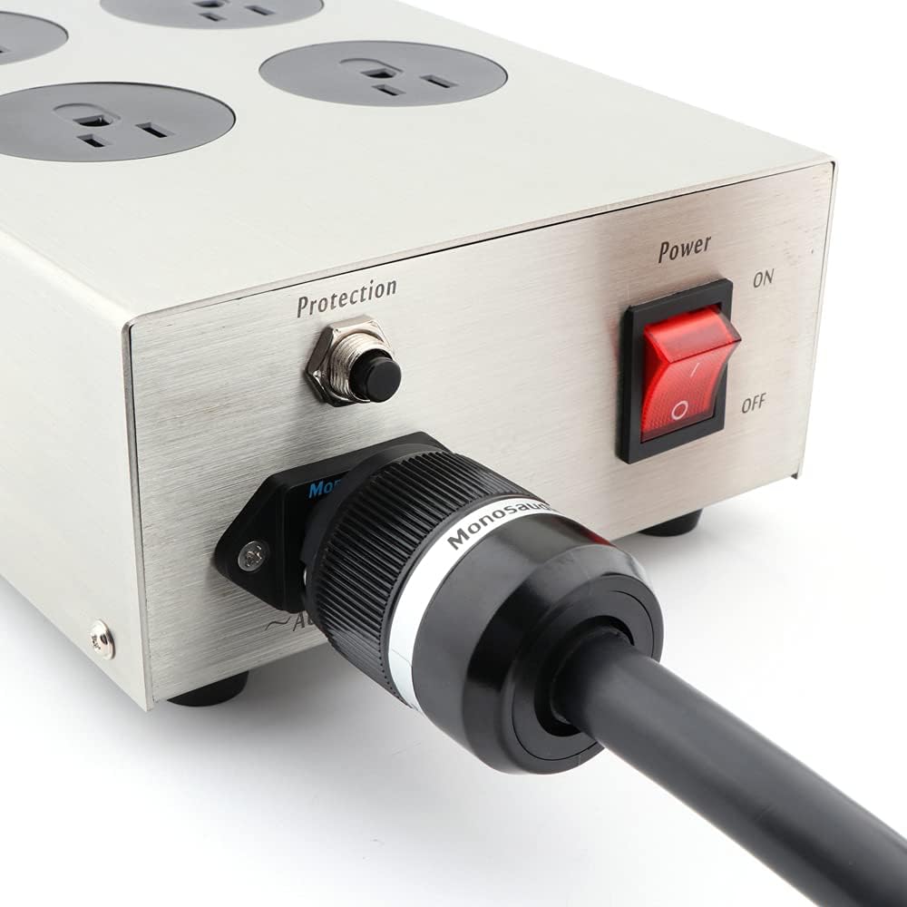 11AWG Pure Copper Power Cord with US Plug and IEC320 C13 Connector 6.6ft Q8809