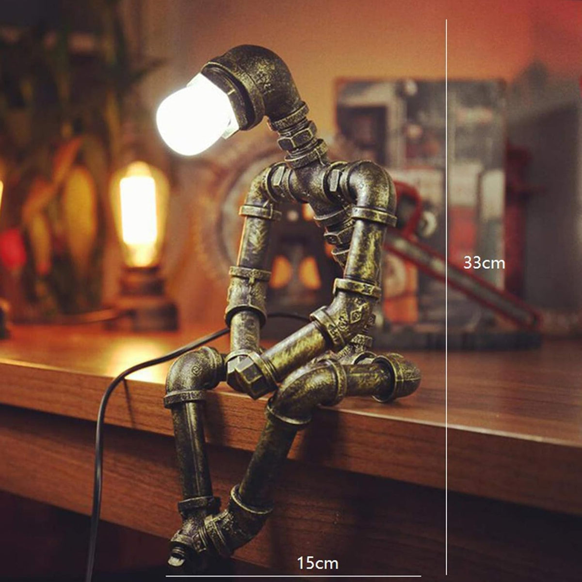 Iron Robot Table Lamp I438