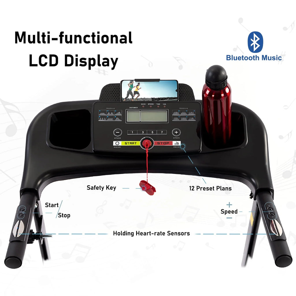 2.5HP Folding Treadmill with Incline W209