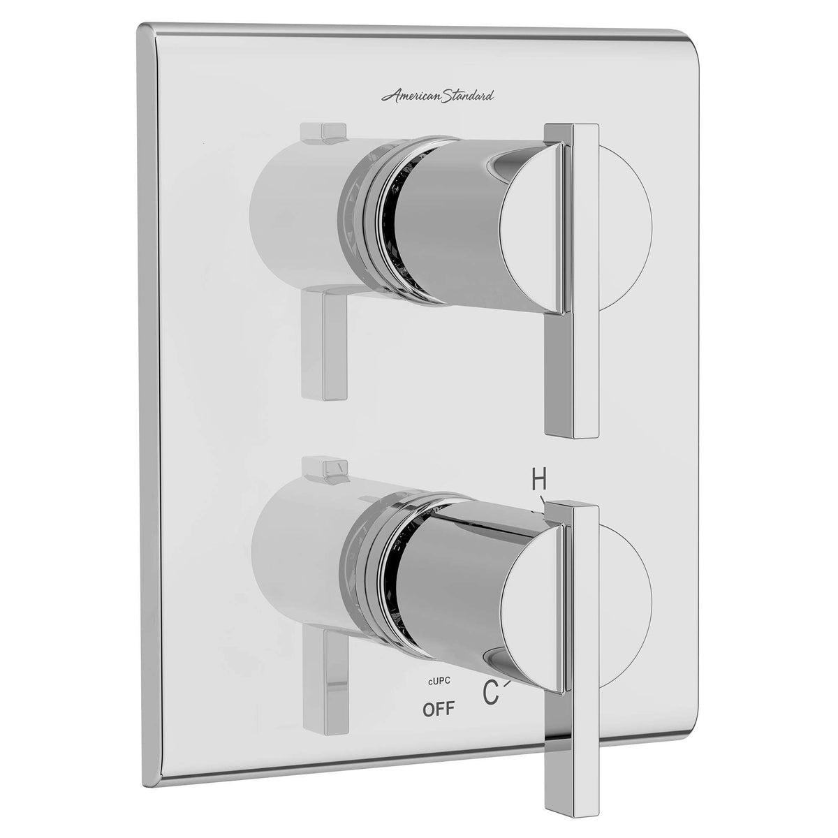 Chrome 2-Handle Integrated Shower Diverter Trim Only D296754