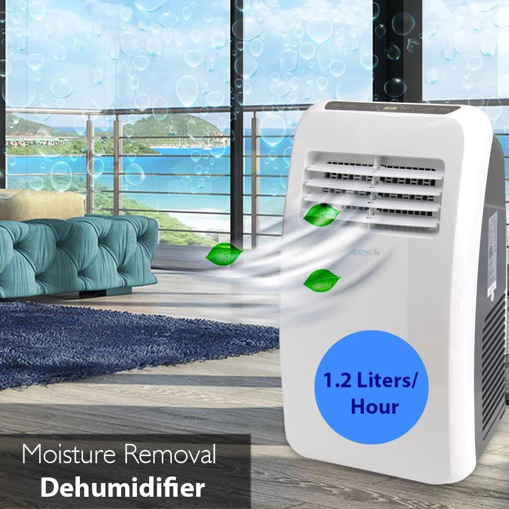 8,000 BTU Portable Air Conditioner with Dehumidifier and Fan Modes S321