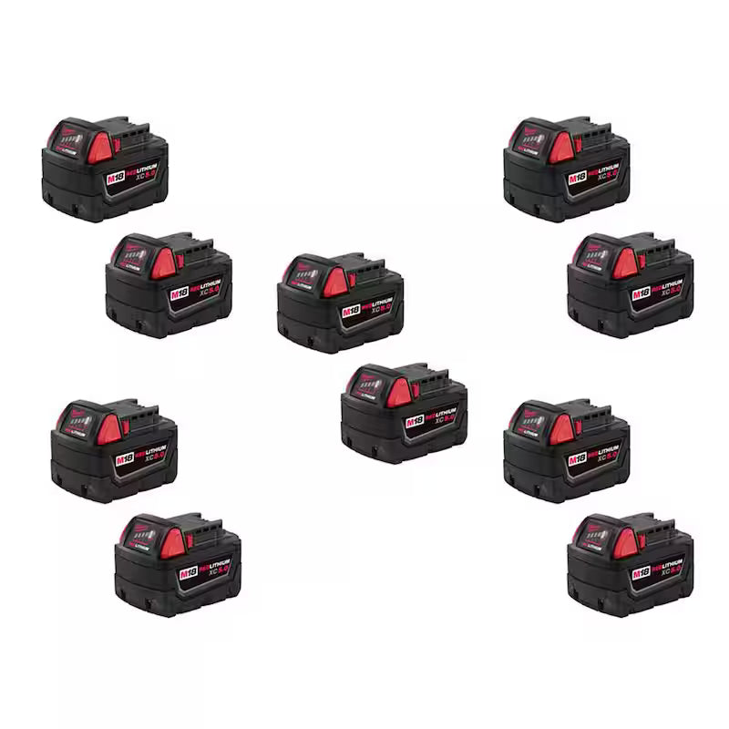 18V Lithium-Ion 5.0Ah Battery Pack 10-Pack O49150
