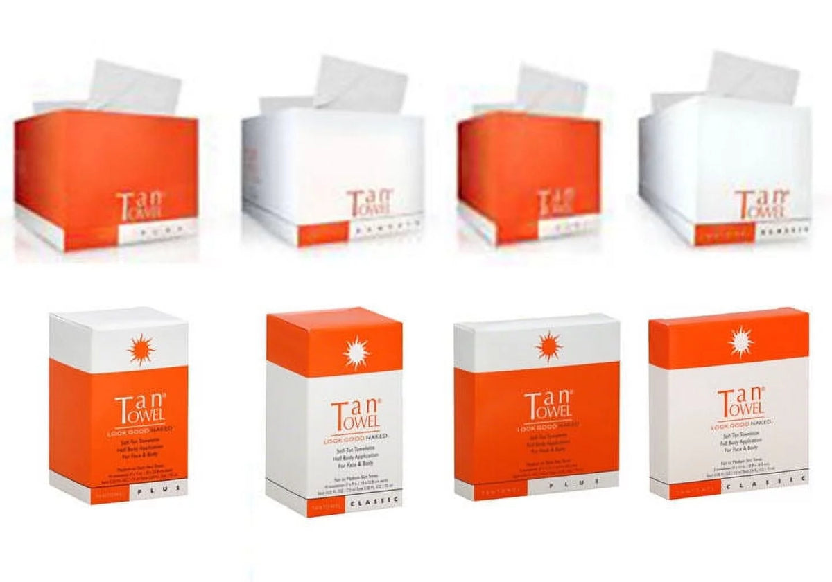Tan Towel Towelettes Full Body Classic 30 Pack M110070