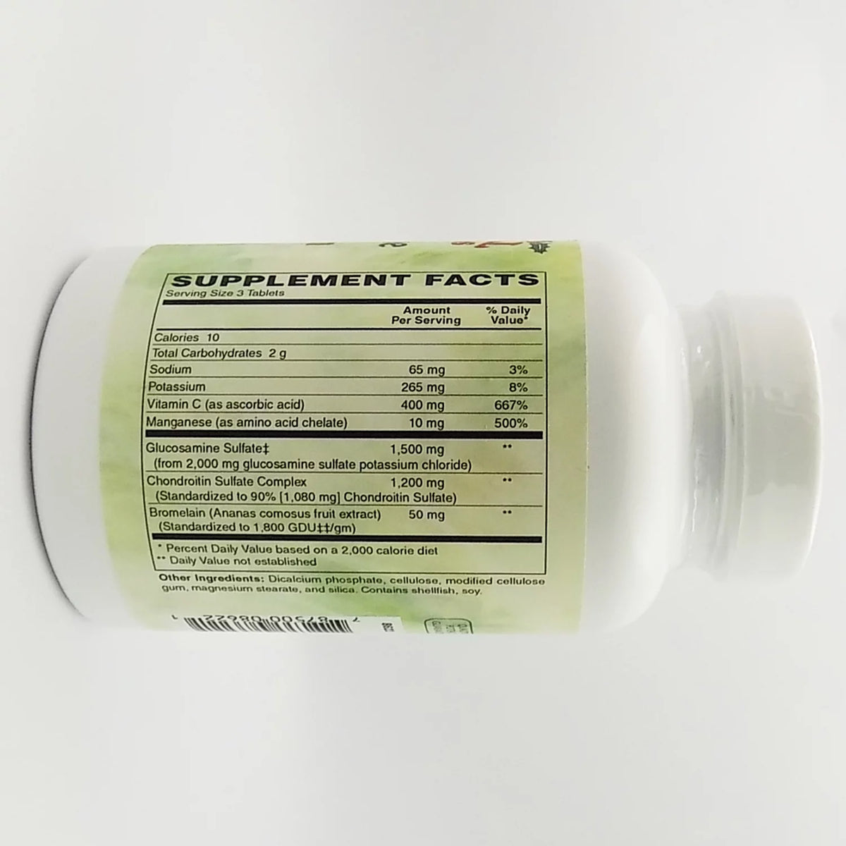 Glucosamine and Chondroitin Sulfate 120 Tablets P414