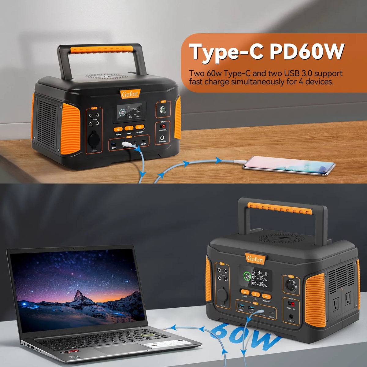 Portable Power Station 932Wh 1000W Z6445