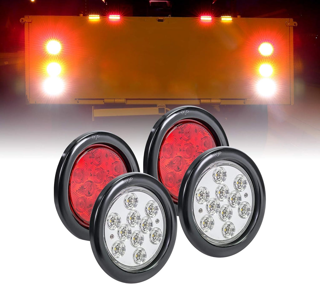4" Round 24 LED Trailer Tail Light Kit N53132