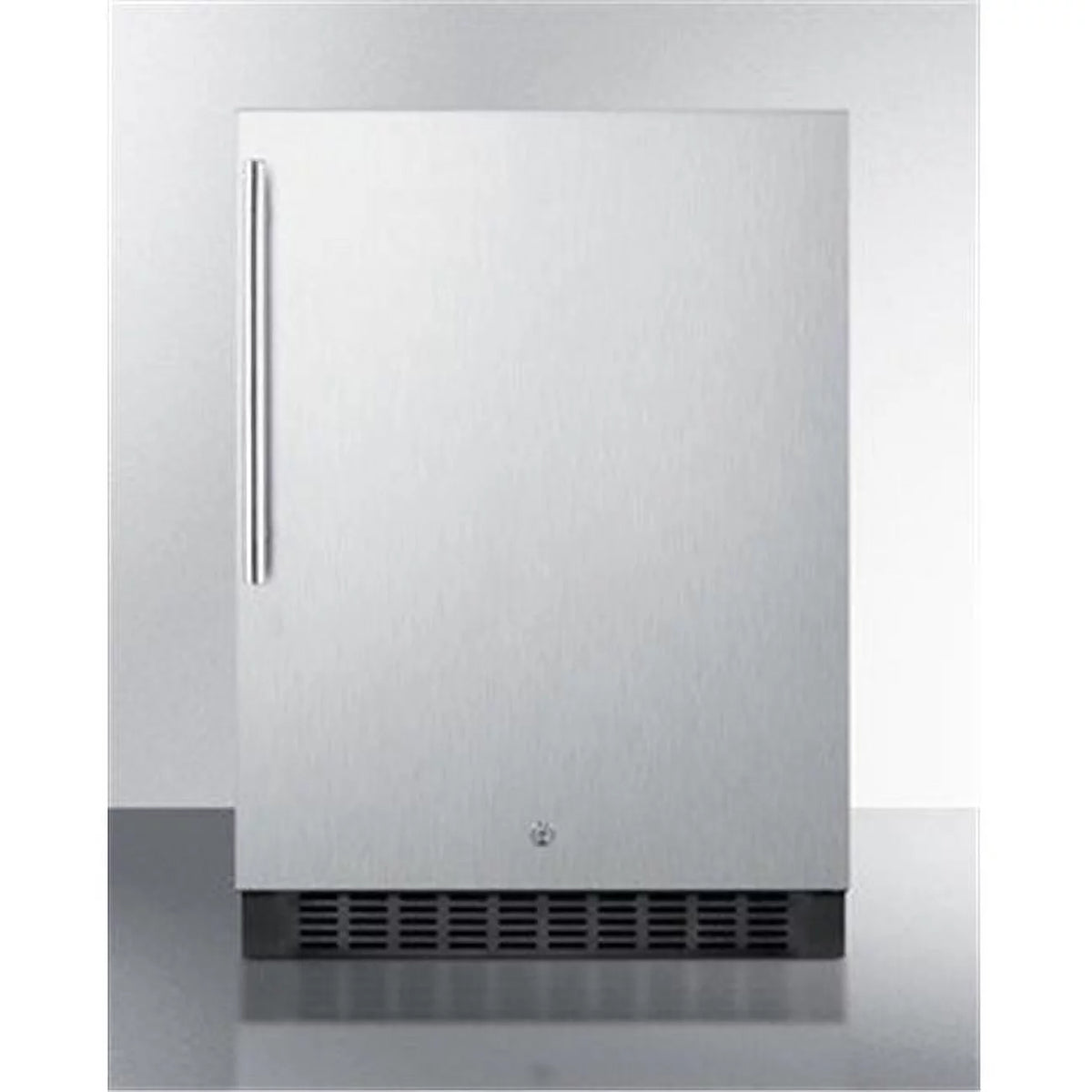 24 in. Stainless Steel Outdoor Built-in Refrigerator with Lock K108704
