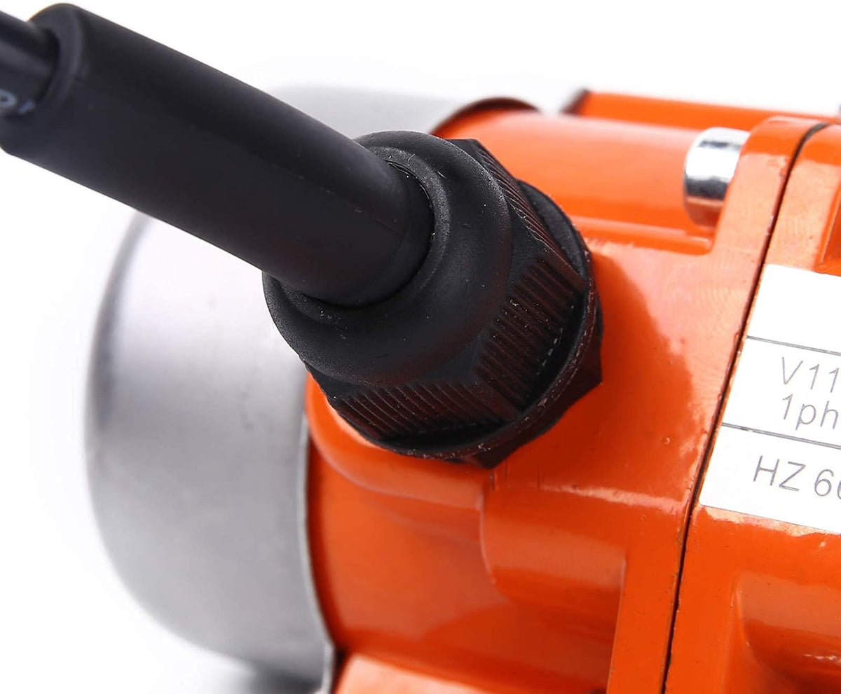 Concrete Vibrator Vibration Motor 60W Mini Single Phase Aluminum Alloy AC 110V 3600rpm Pack of 2 H545489