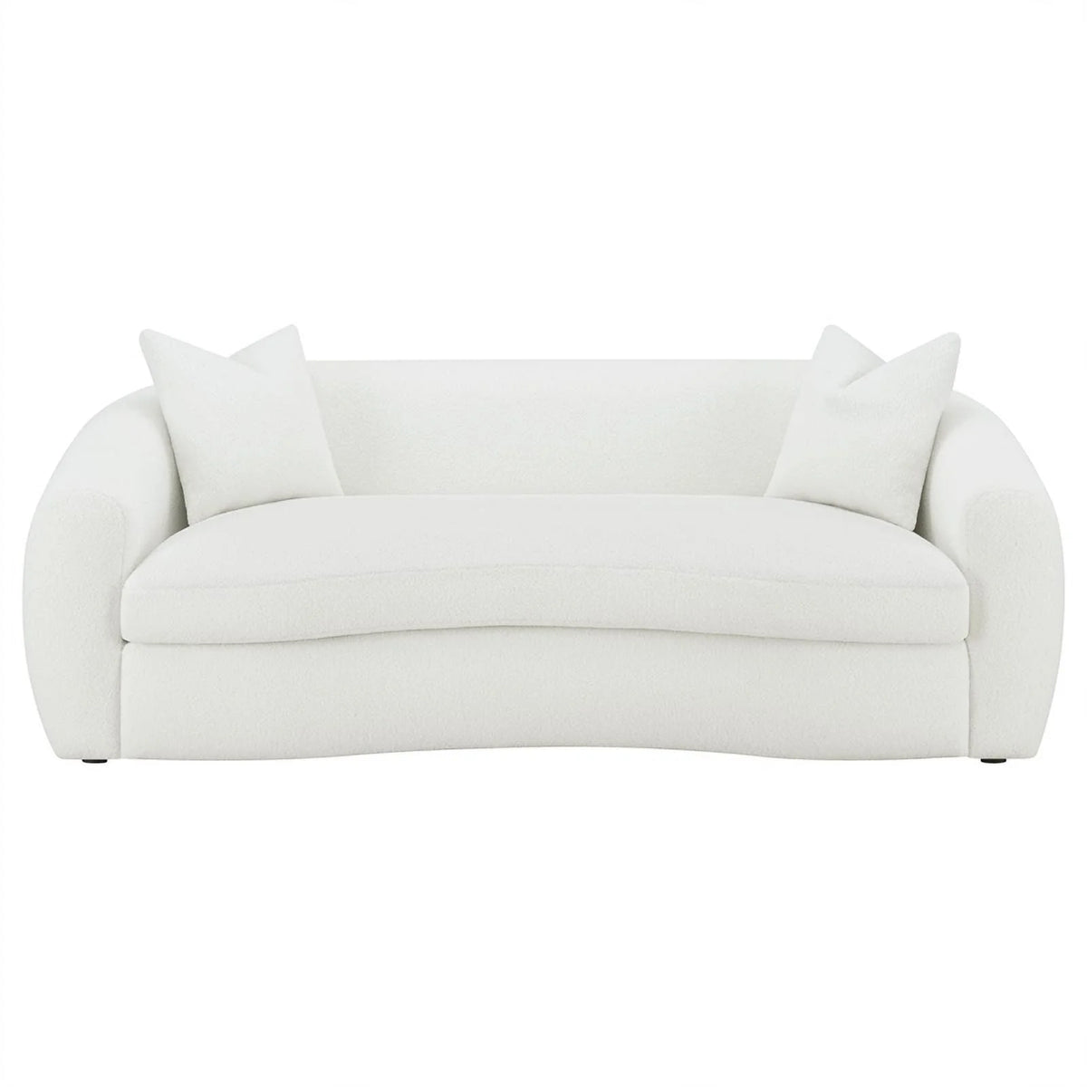 White Fabric Upholstered Sofa D996118