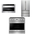 36 Gas Range, Refrigerator and Microwave T137035