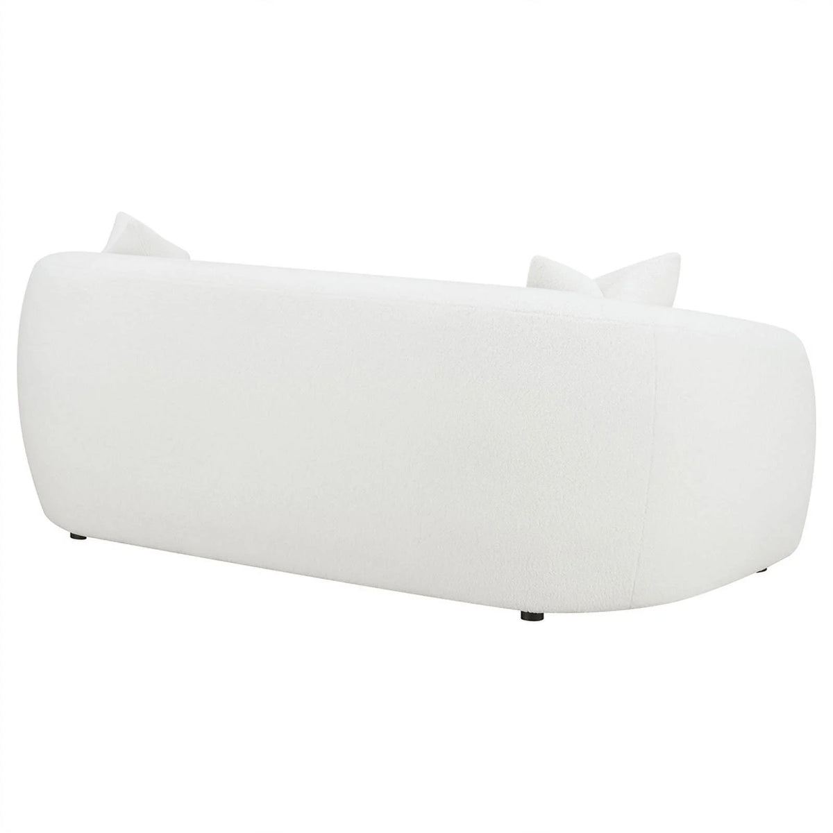 White Fabric Upholstered Sofa D996118