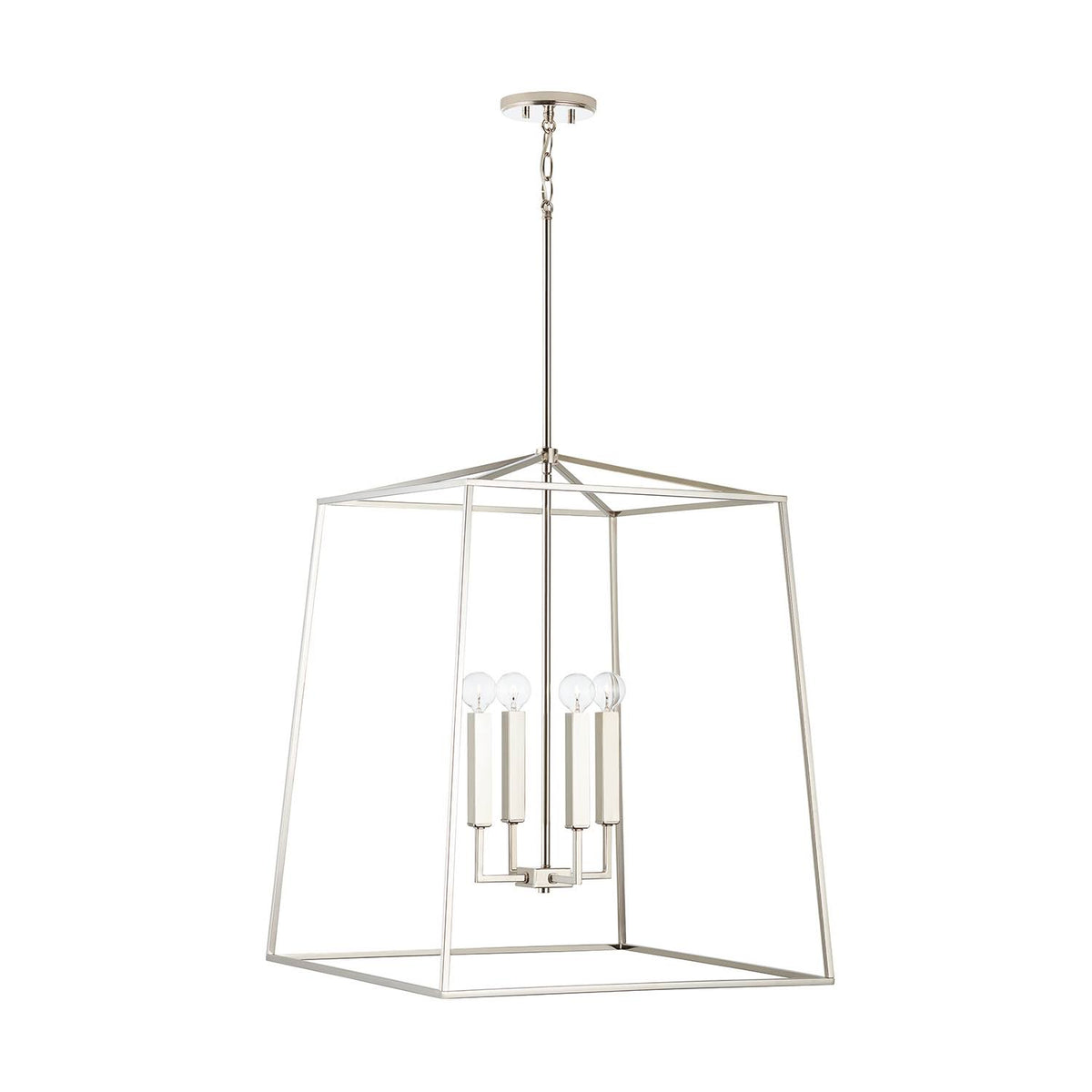 Polished Nickel 4 Light Foyer S4151