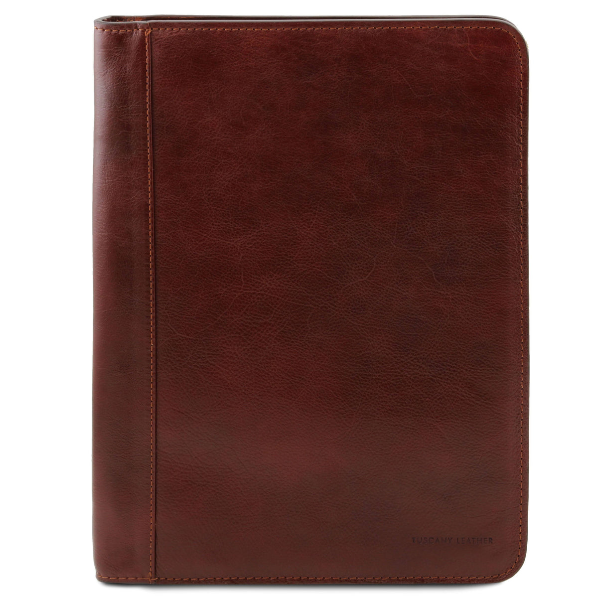 Brown Leather Document Case with Ring Binder U980063