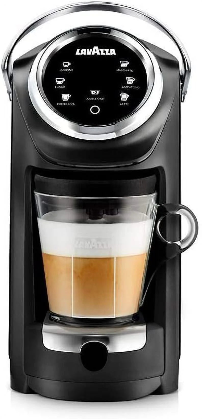 Single Serve Espresso & Coffee Brewer Machine with Milk Frother Y189483